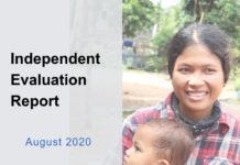 Independent Evaluation Report, Regional Malaria CSO Platform, GMS (2020)
