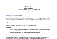 MFM Regional Consultation report MW summarised versions 071222