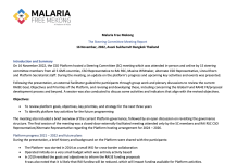 MFM Steering Committee Meeting Report -16 November 2022